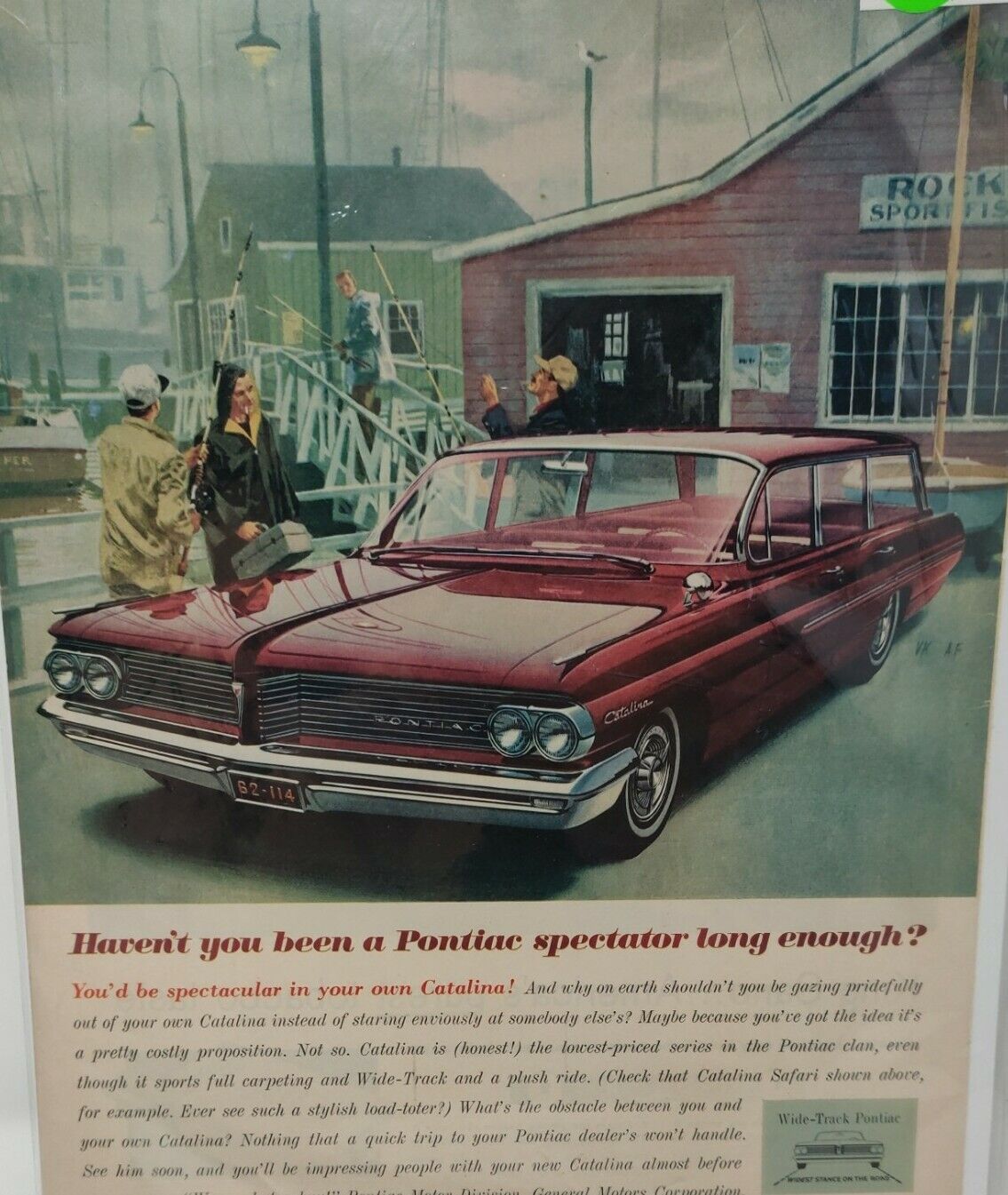 Vintage 1960\'s Print Advertisement Ad 1962 Pontiac Catalina 