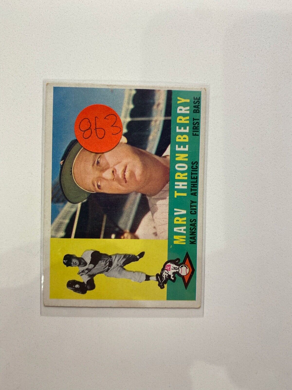 1960 Topps Baseball Marv Throneberry # 436