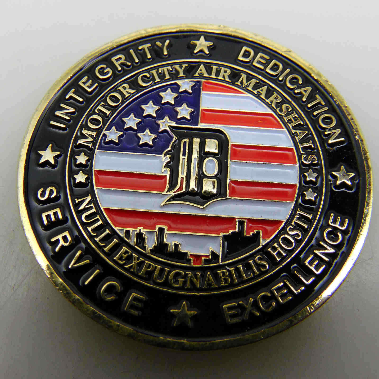 MOTOR CITY AIR MARSHALS DETROIT FIELD OFFICE CHALLENGE COIN