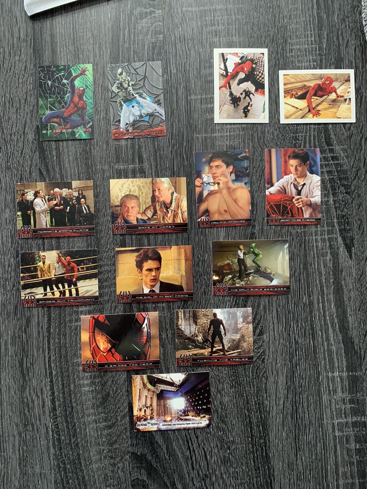 Topps 2002 Spider-Man: The Movie Cards