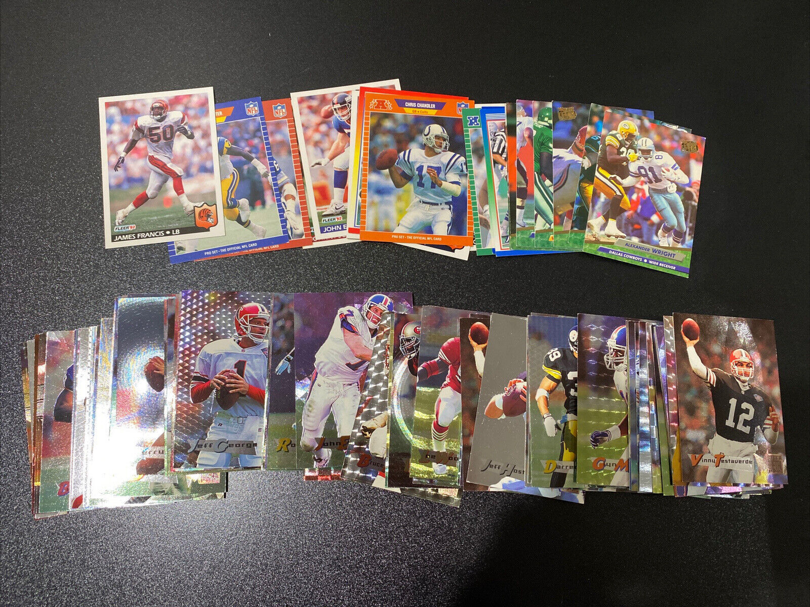 1992/1995 Fleer Metal/Ultra Football NFL Card Lot 100+ Cards Mint Condition