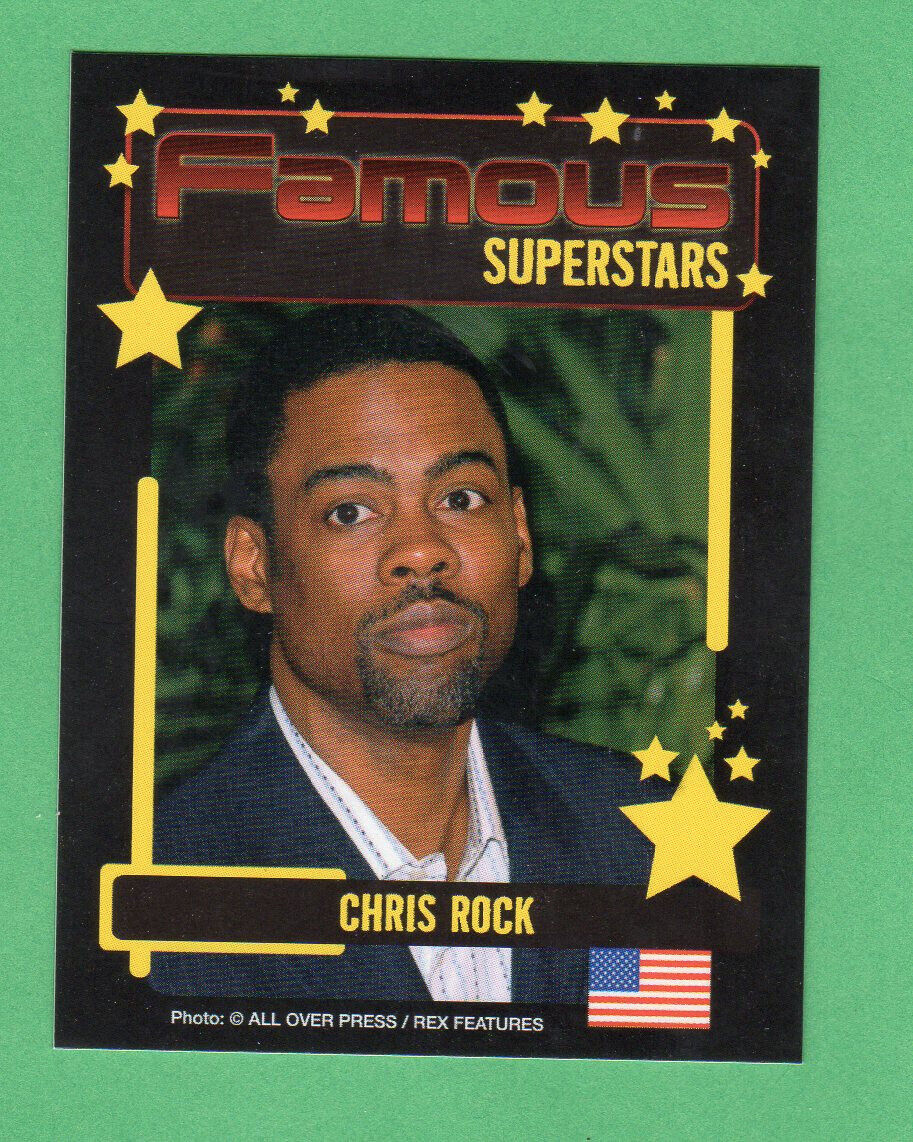 2005  Chris Rock  Famous Superstars Film Card  Rare  ..Must Read