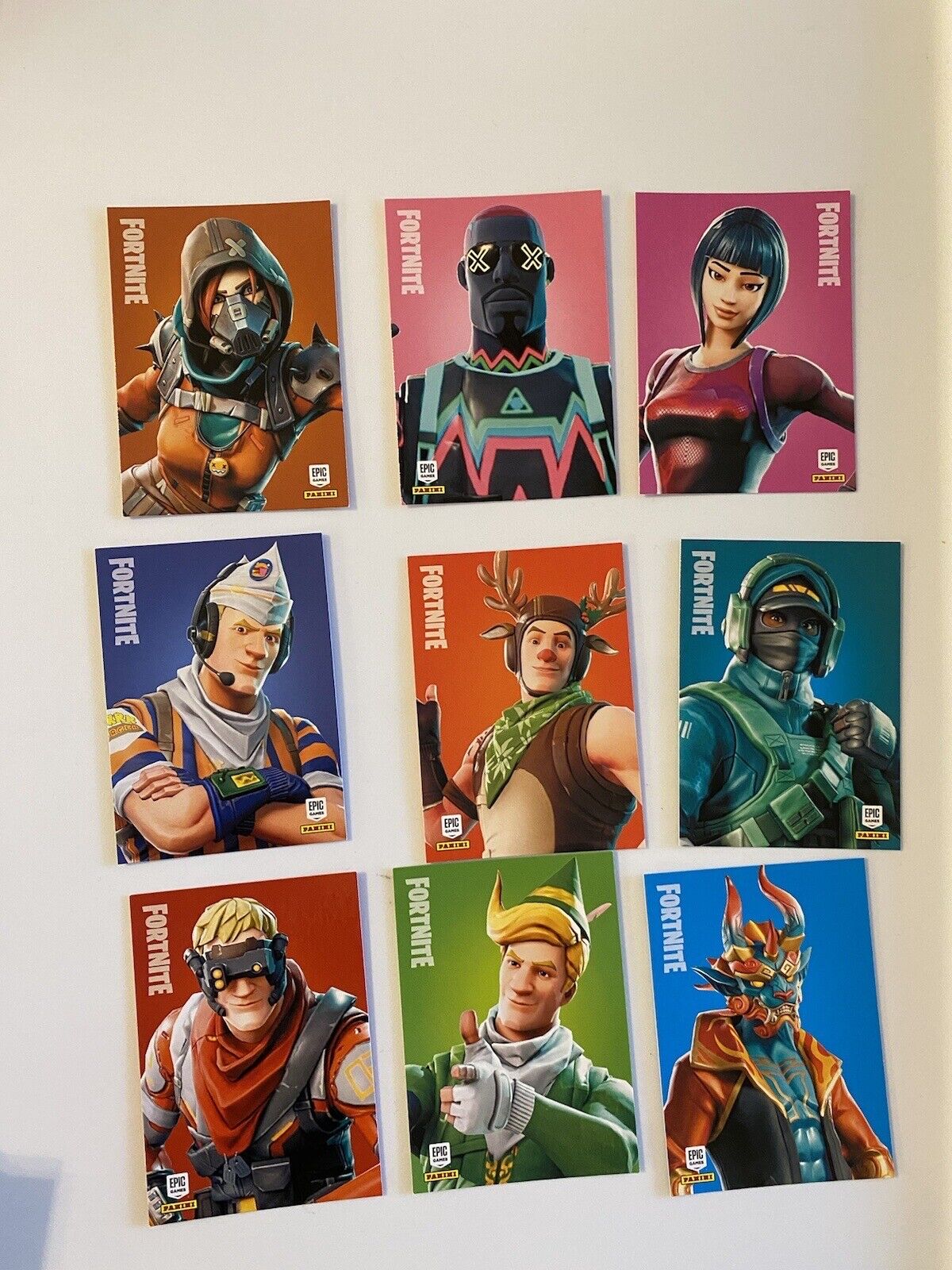 2019 Panini Fortnite Series 1 Trading Cards Lot Of 9