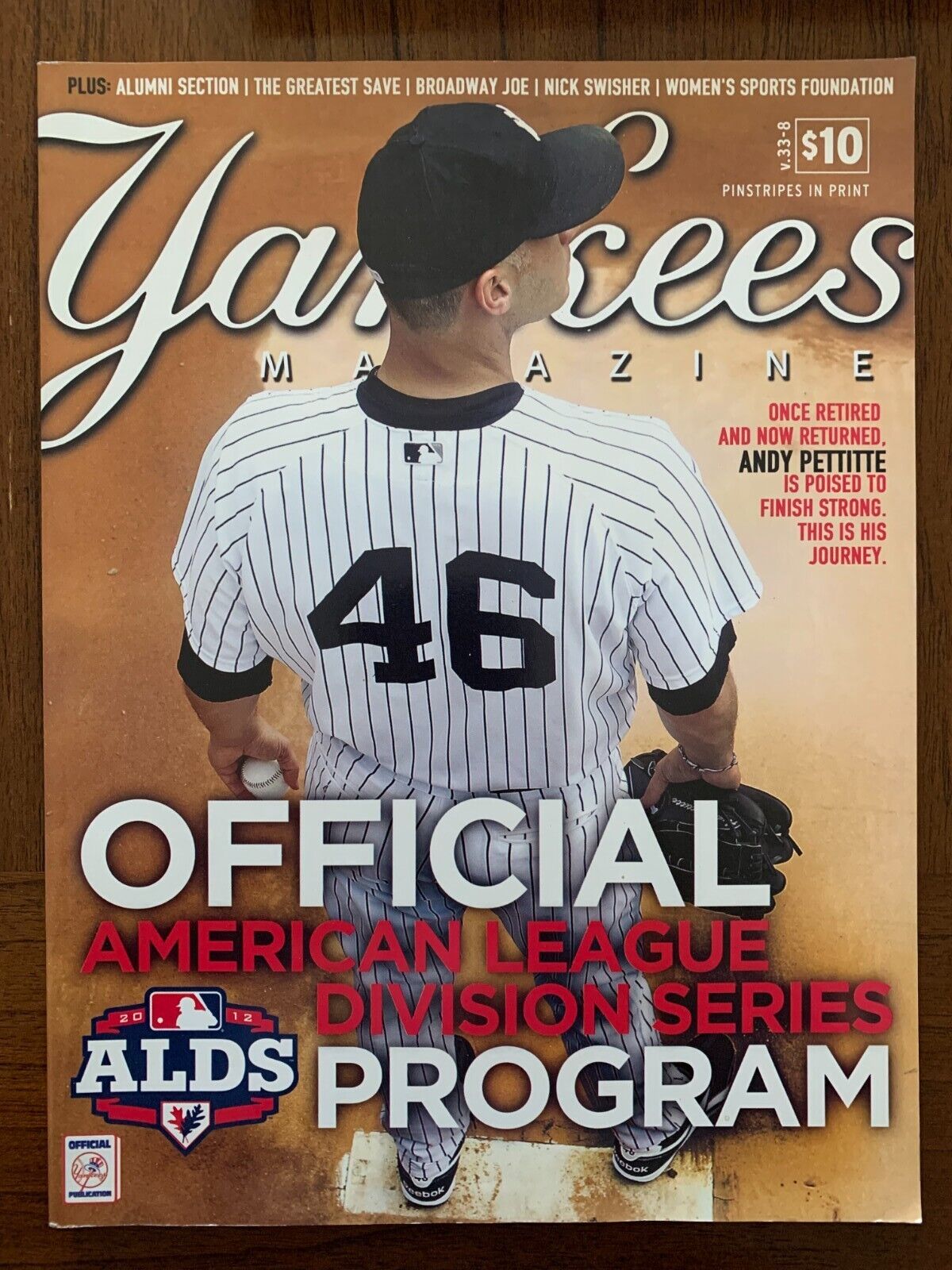 Yankees magazine ALDS 2012 Andy Pettitte