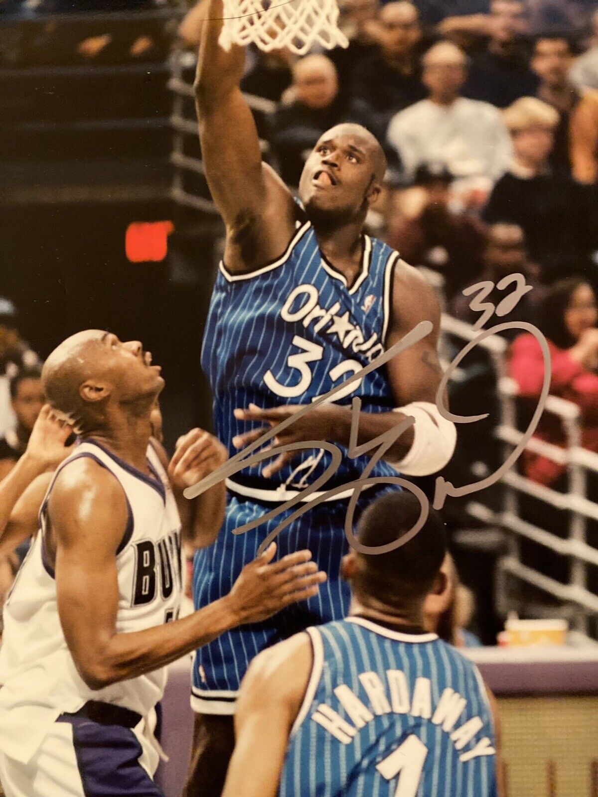 Shaquille O'Neal HOF Signed Orlando Magic 8x10 Photo AUTO (Top 50 NBA Player)