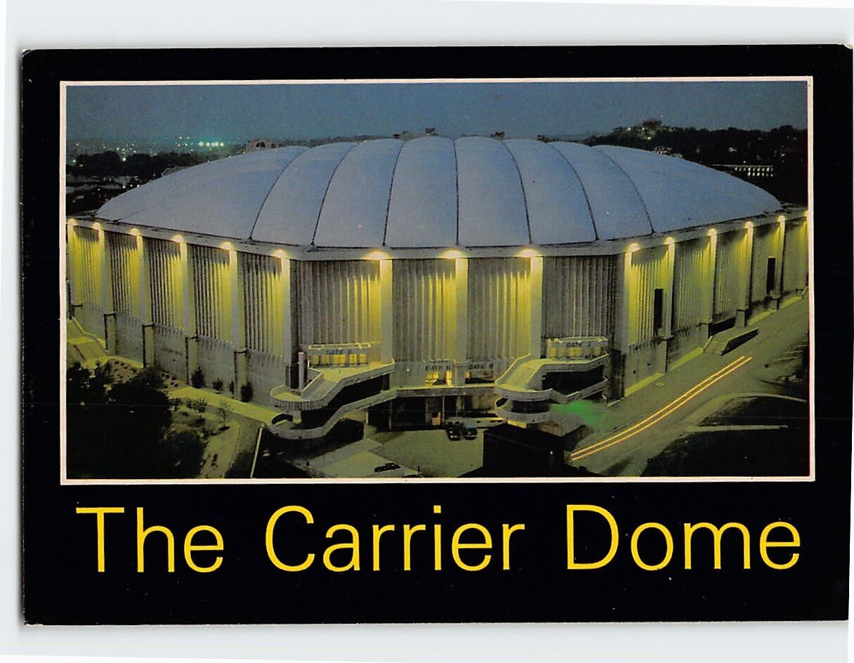 Postcard The Carrier Dome Syracuse University Syracuse New York USA