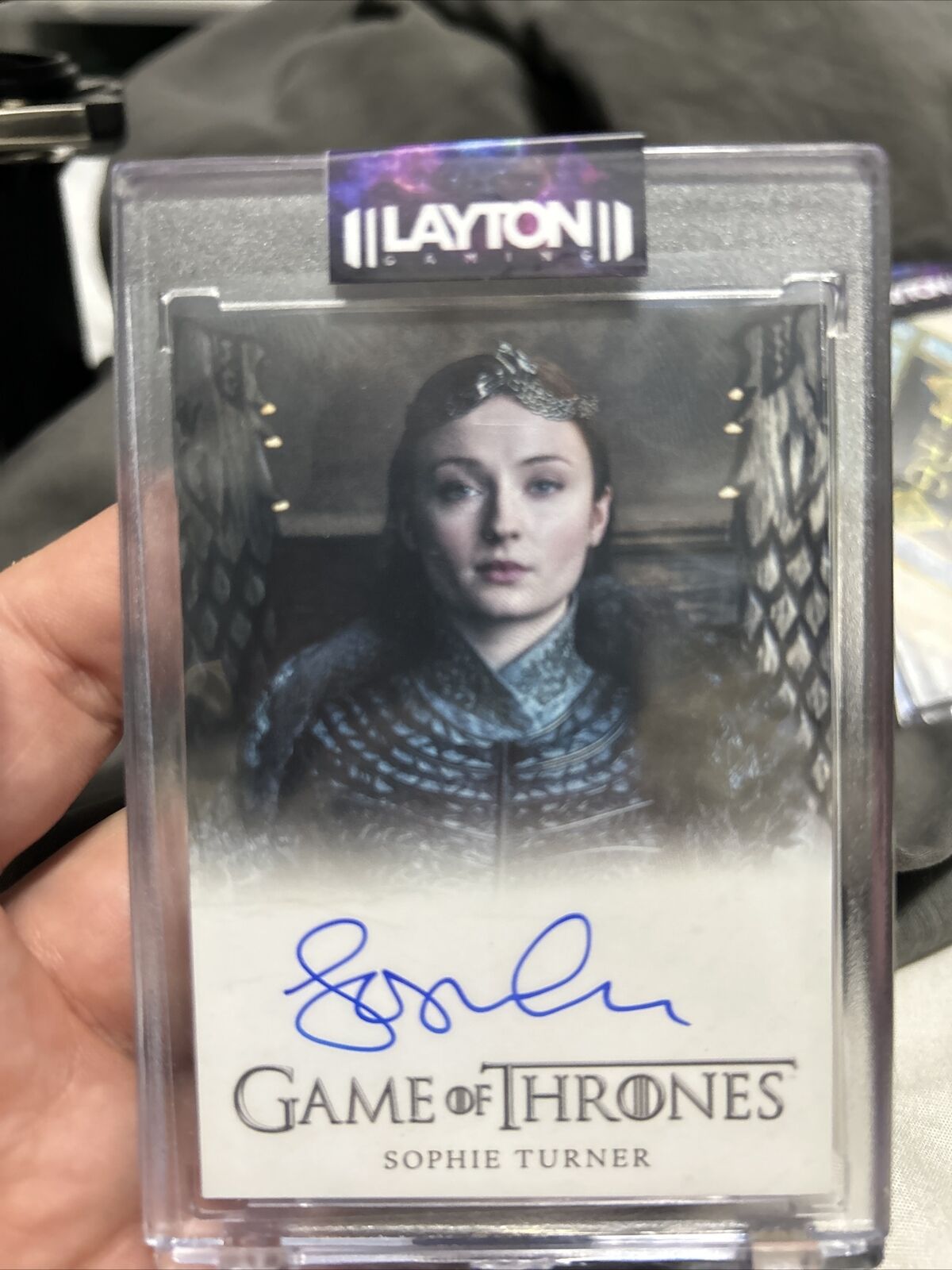 game of thrones sophie turner autograph