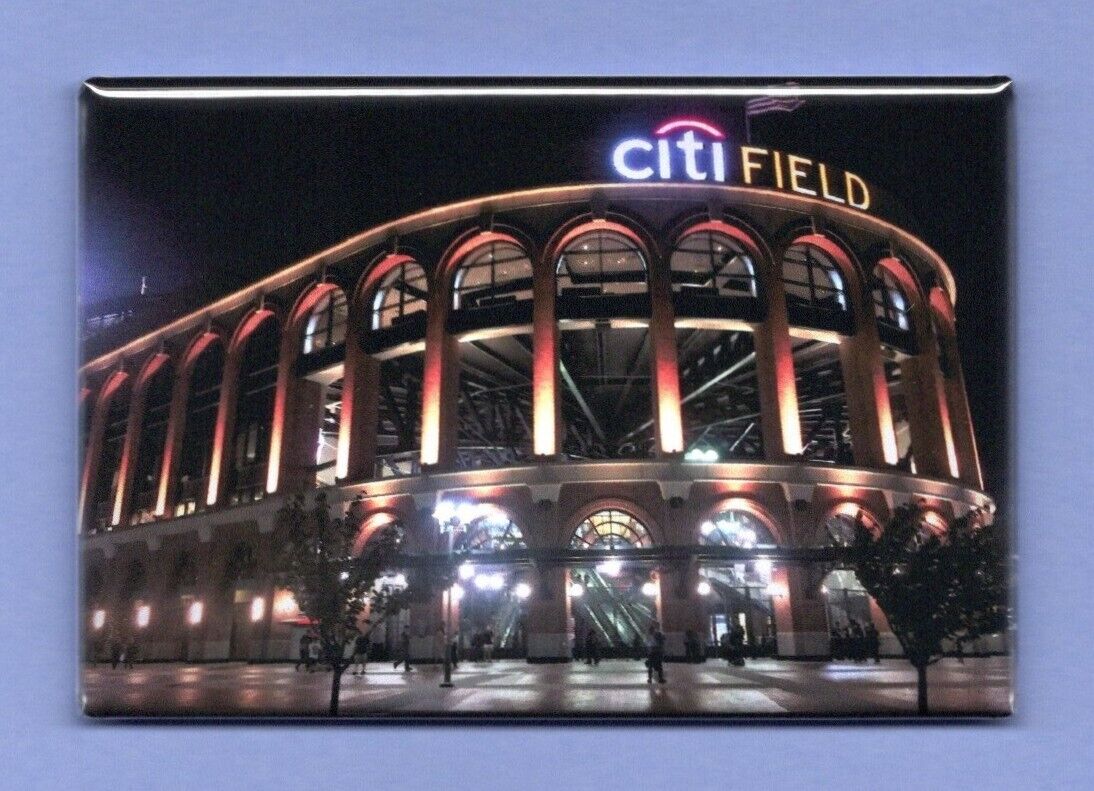 CITI FIELD *2X3 FRIDGE MAGNET* NEW YORK METS MLB FIELD BASEBALL MAJORS STADIUM