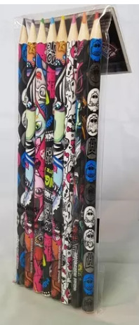 Monster High Colored Pencils 8 Pack New