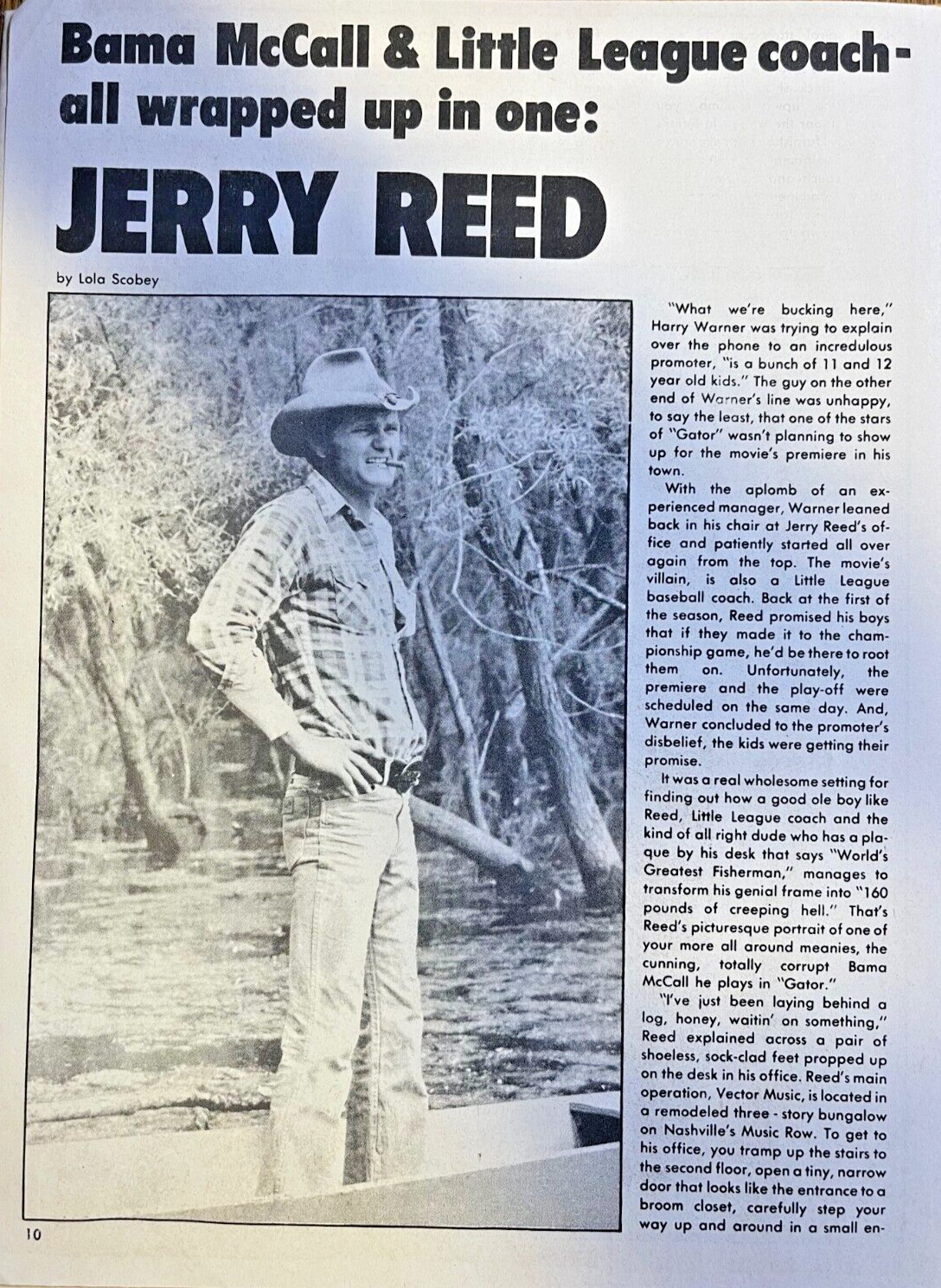 1977 Country Singer Jerry Reed