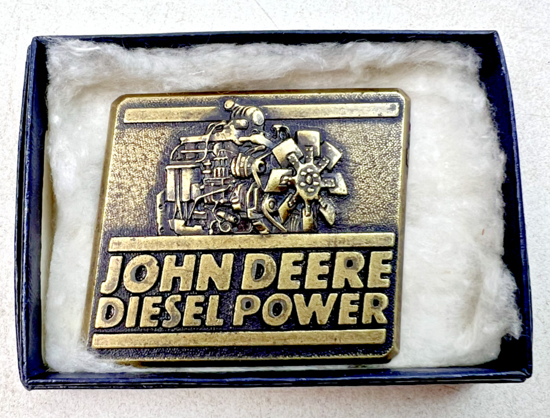 1989 John Deere Diesel Power Belt Buckle - 2\
