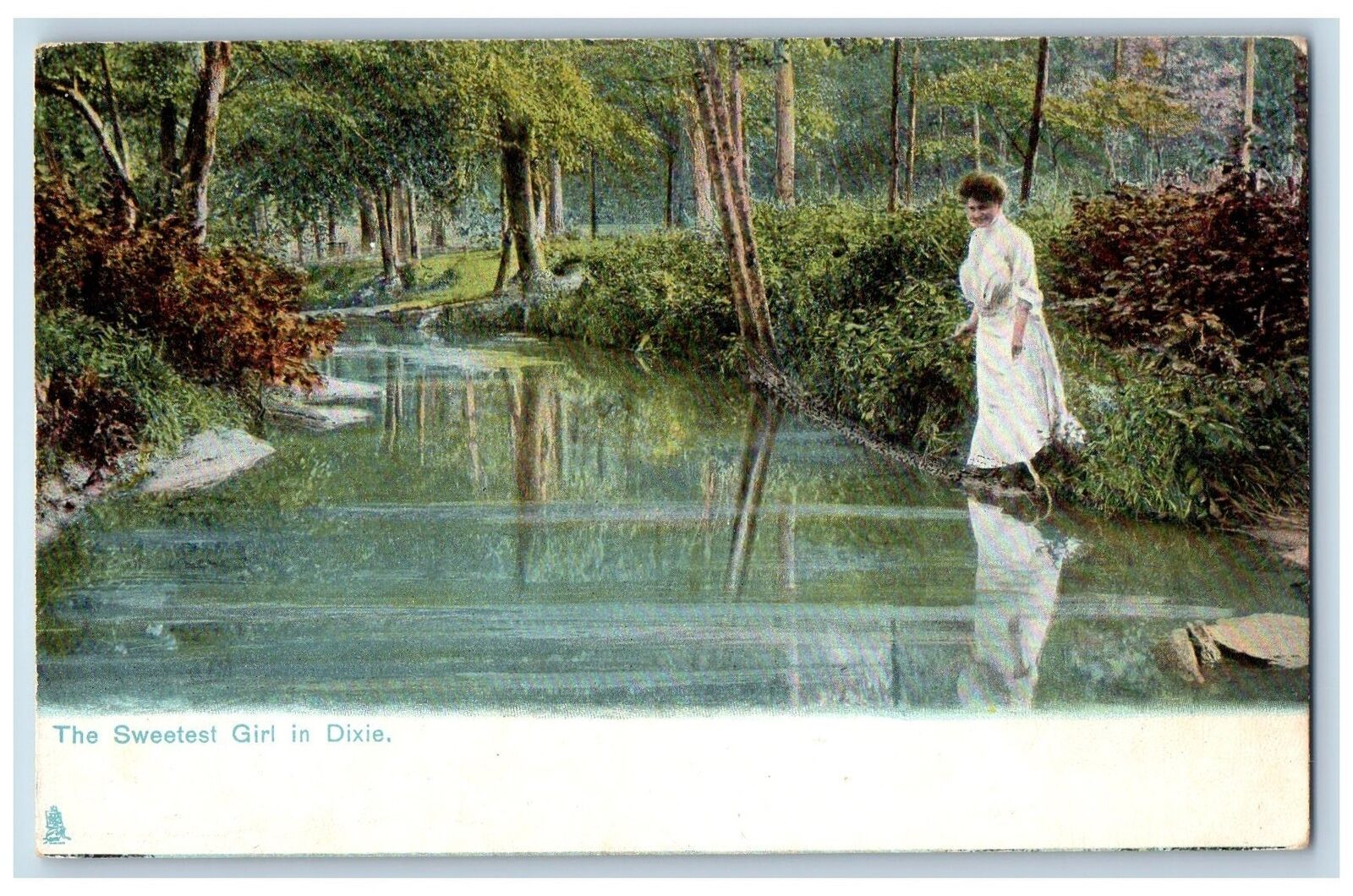 San Antonio Texas TX Postcard The Sweetest Girl In Dixie Scene 1907 Tuck Antique