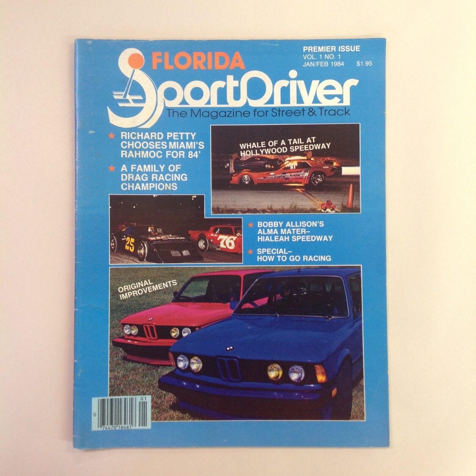 Vintage Jan/Feb 1984 Florida Sport Driver Magazine for Motorsports Premier Issue