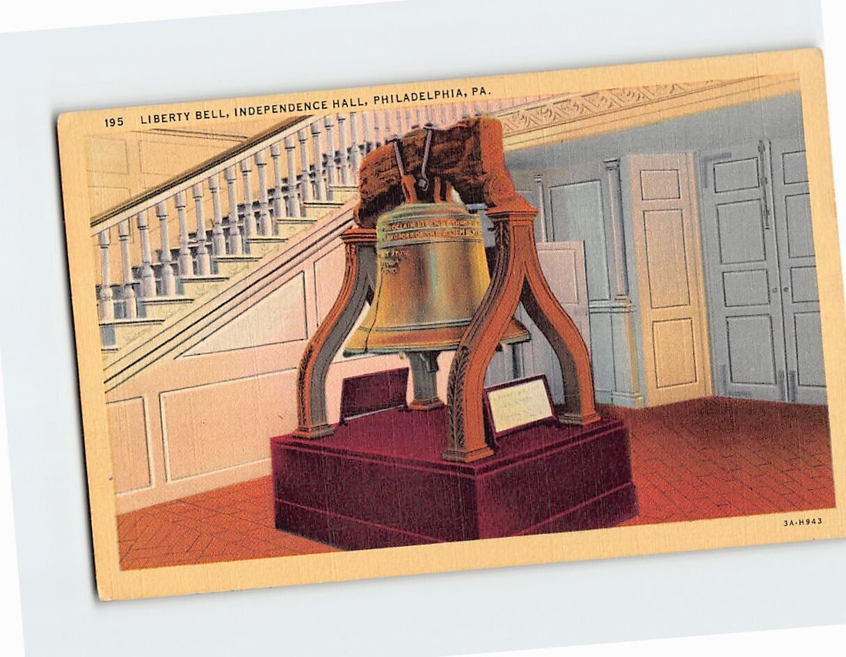 Postcard Liberty Bell Independence Hall Philadelphia Pennsylvania USA