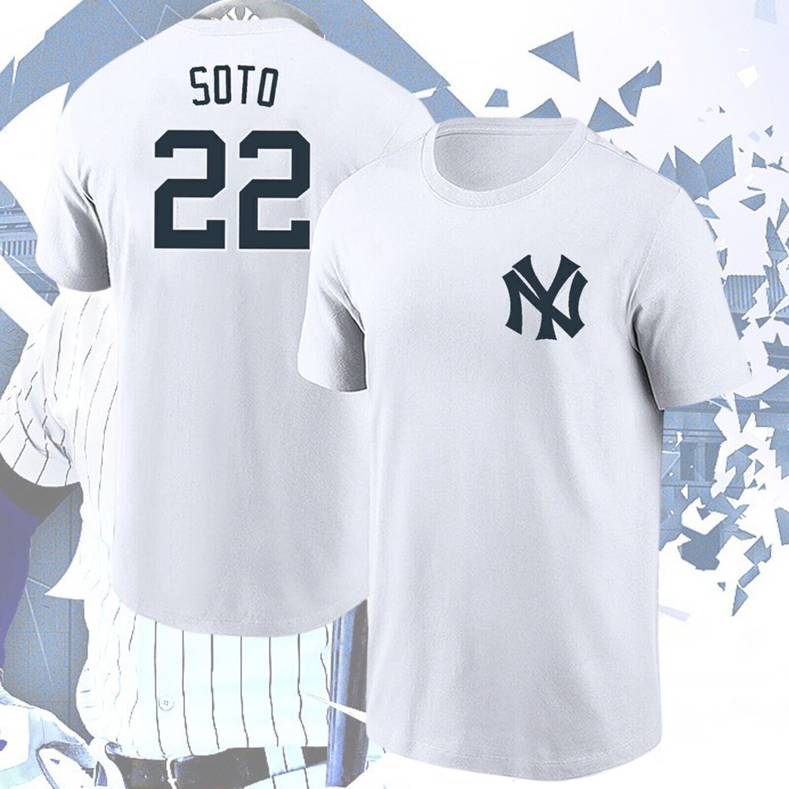 HOT SALE - Juan Soto #22 New York Yankees 2024 Name & Number T-Shirt