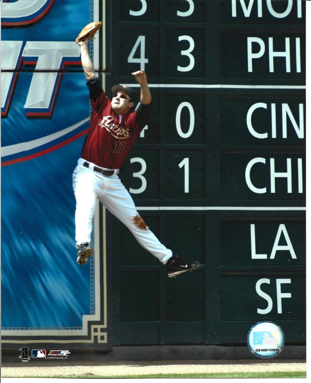 Lance Berkman Houston Astros LICENSED 8x10 Baseball Photo 