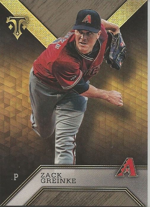 Zack Greinke 2016 Topps Triple Threads baseball base trading card 46