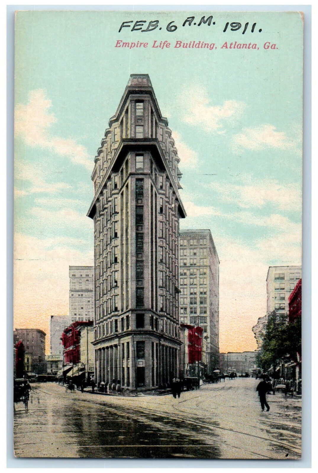 1911 Empire Life Building Atlanta Georgia GA Unposted Antique Postcard