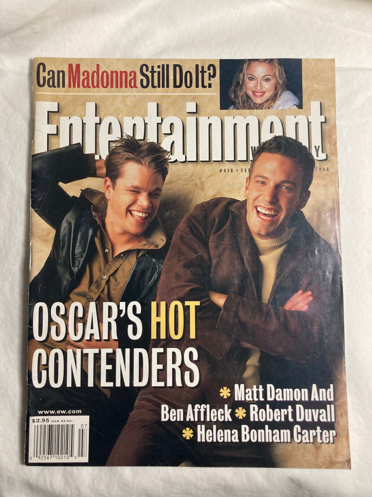 Entertainment Magazine Oscar\'s Hot Contenders February 13, 1998