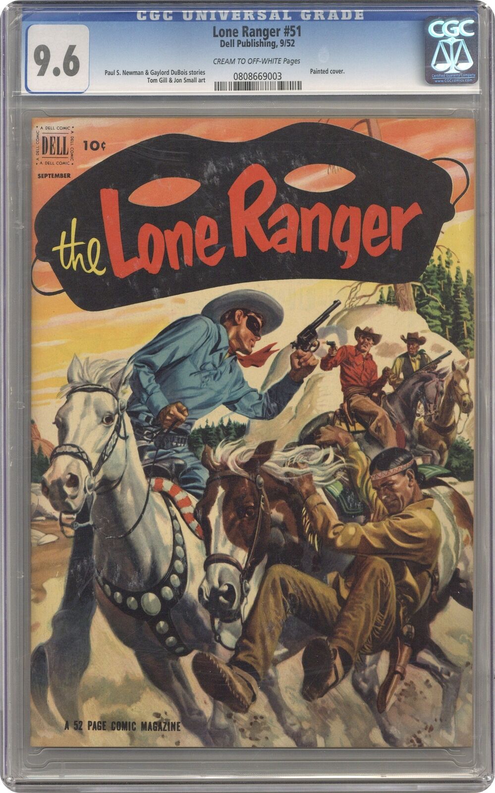 Lone Ranger #51 CGC 9.6 1952 0808669003