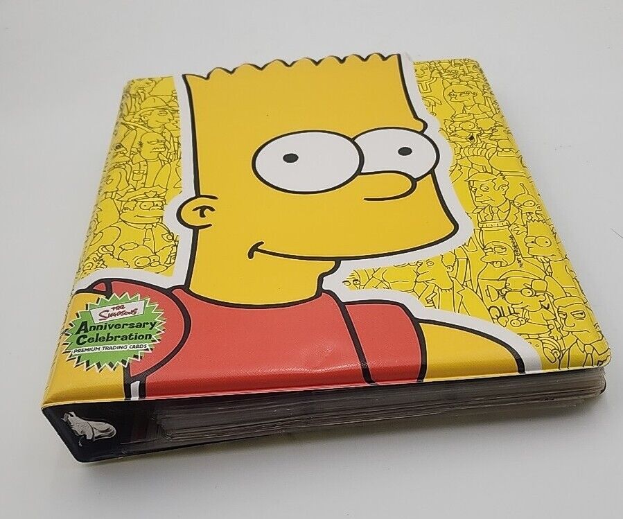 Amazing 1990's pristine Simpsons Skybox Bongo trading card collection
