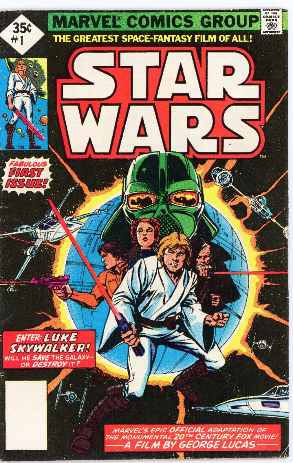 Star Wars, Vol. 1, No. 1 - July 1, 1977 Comic Book