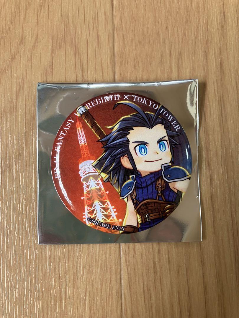 Tokyo Tower Ff7 Reverse Trading Can Badge Zack Deformation