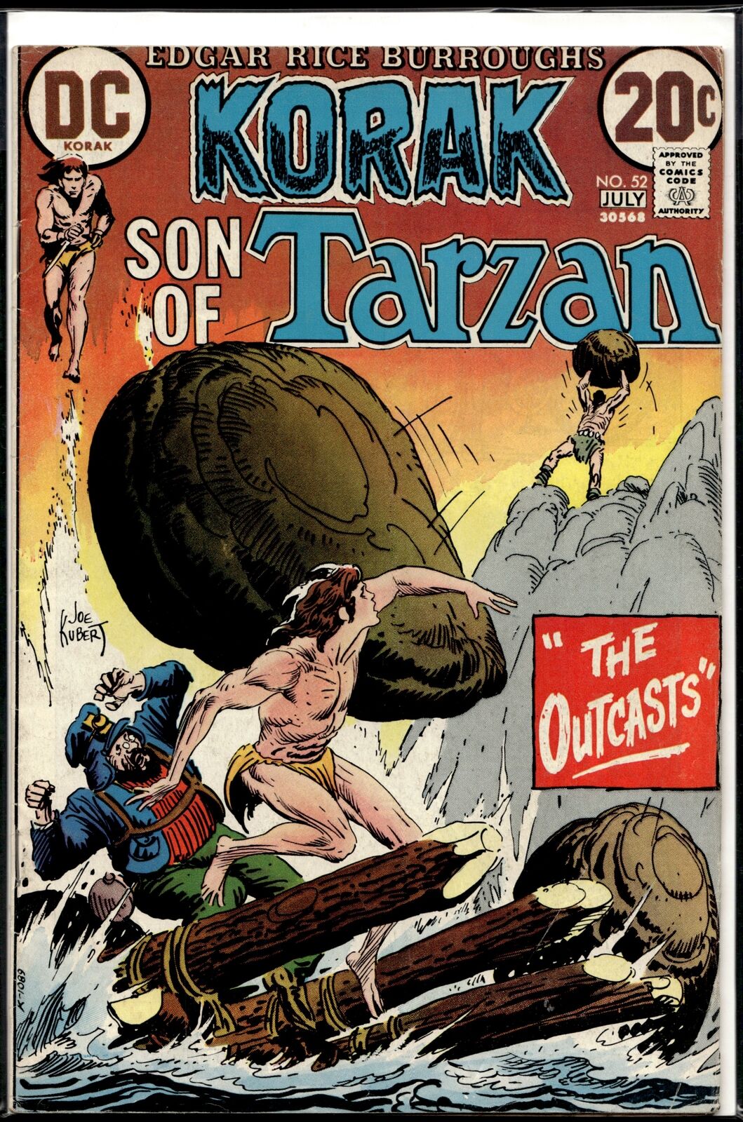 1973 Korak: Son of Tarzan #52 DC Comic