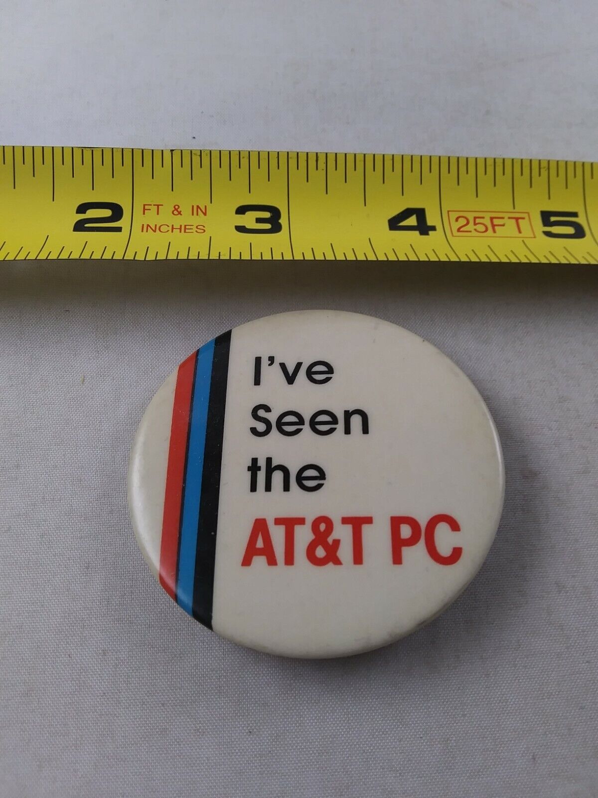 Vintage I\'ve Seen The AT&T PC Computer Tech RARE pin button pinback *EE77