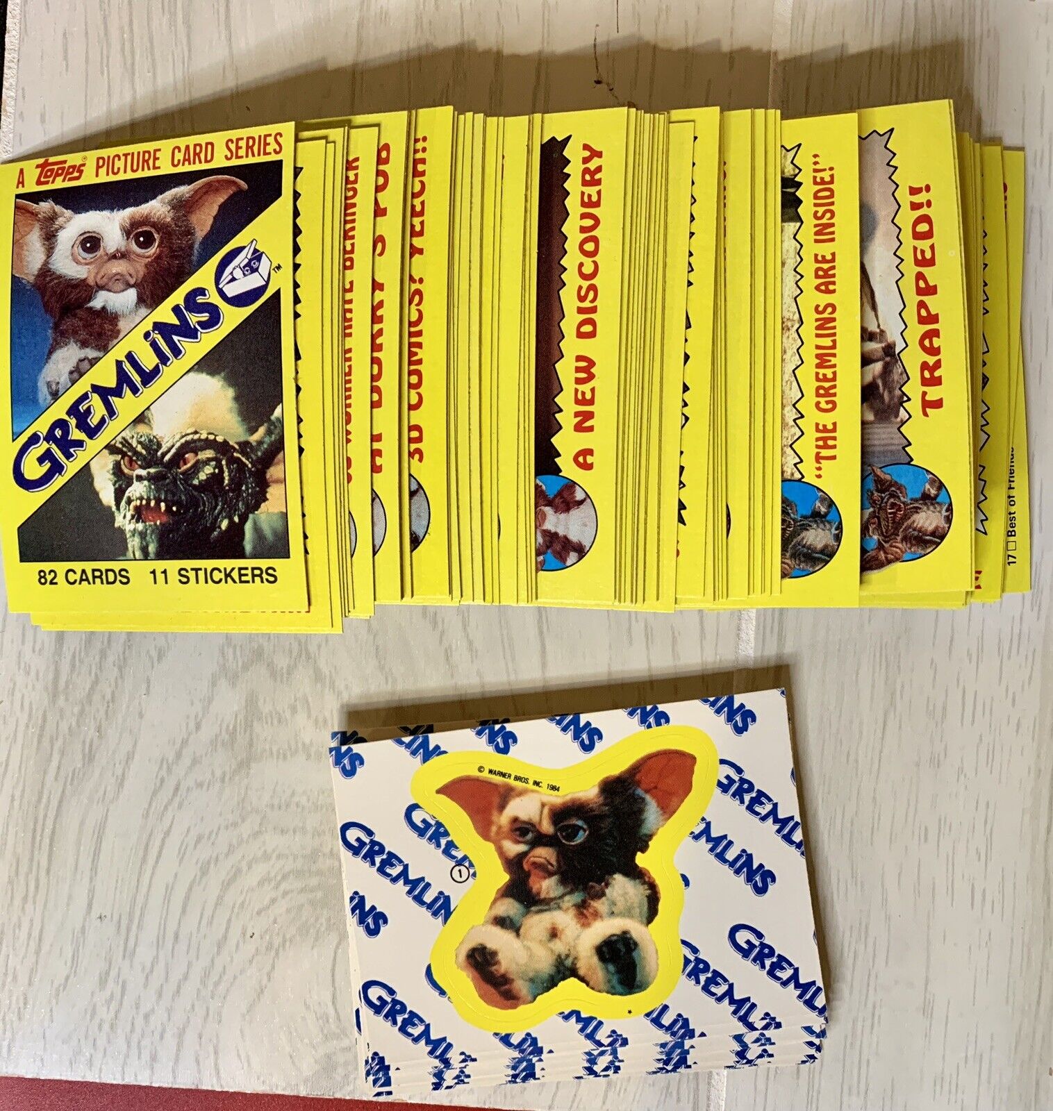 1984 Topps Gremlins Trading Cards Complete Your Set