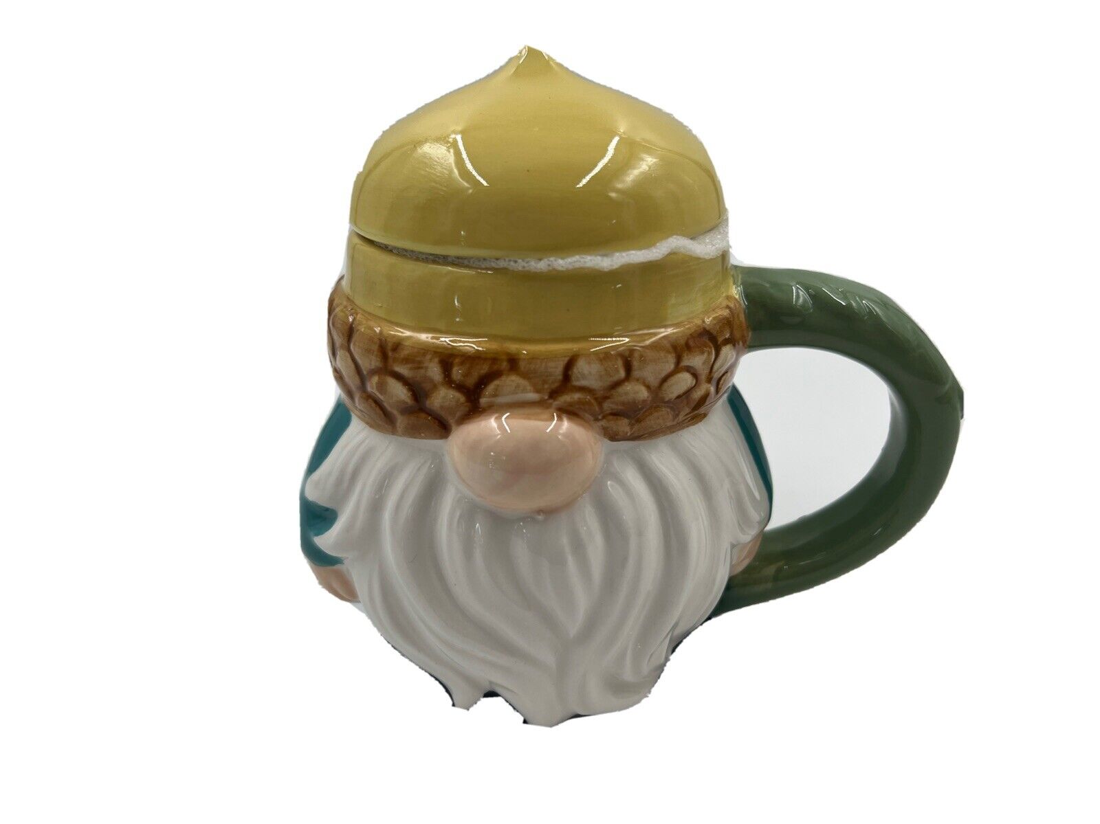 Sage and Oak Ceramic 16oz Fall Acron Gnome Coffee Mug BB0B11009