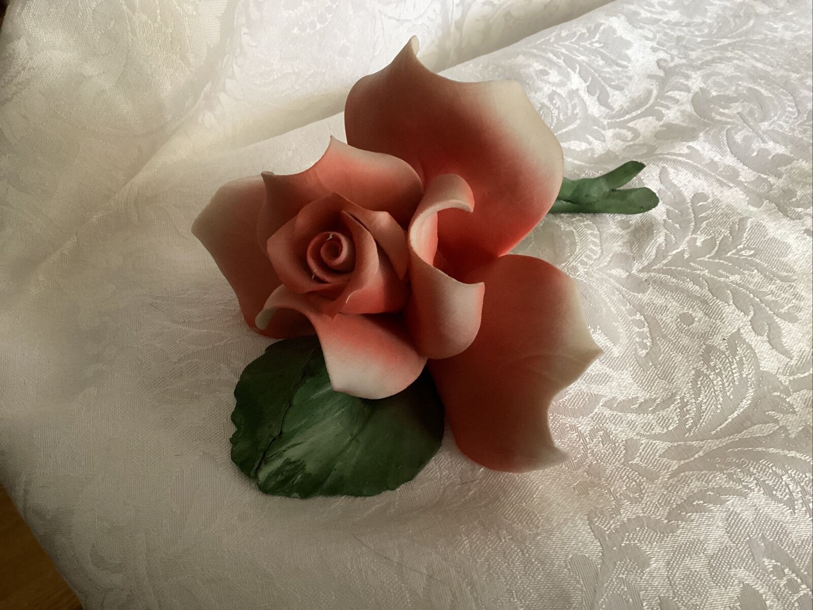 Pink Dea Capodimonte Rose Made In Italy