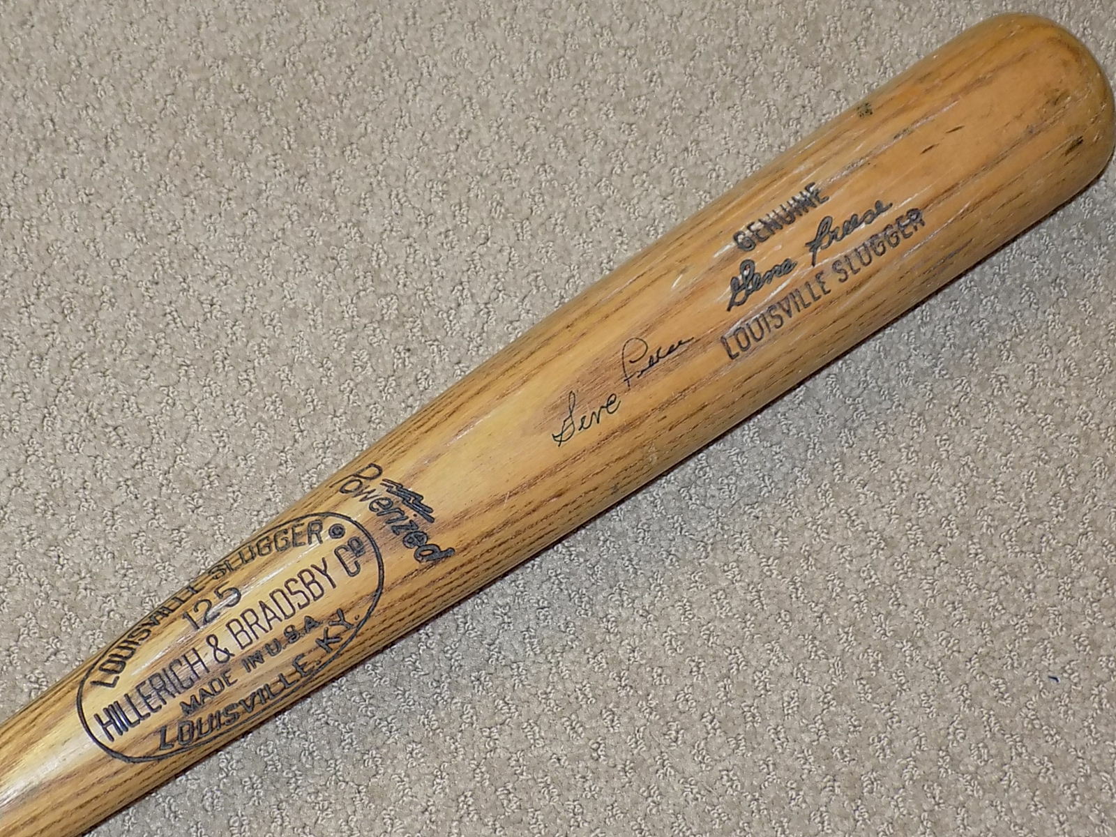 Gene Freese H&B Game Used Signed Bat 1966 Houston Astros Pirates Reds Sox
