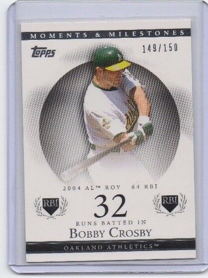 Bobby Crosby # 149 / 150 Topps Moments & Milestones