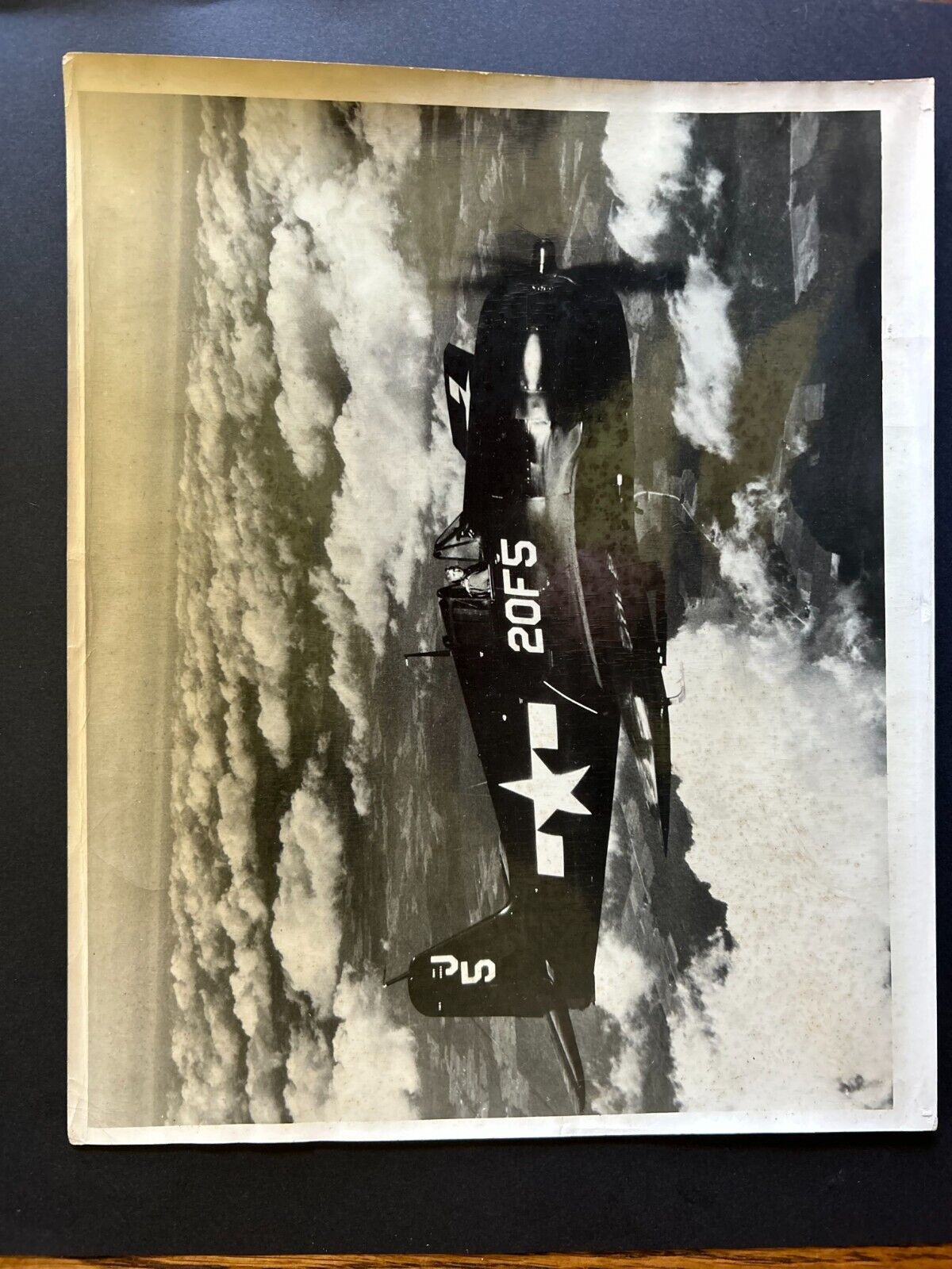 Original WWII Photo of A Grumann F8F Bearcat