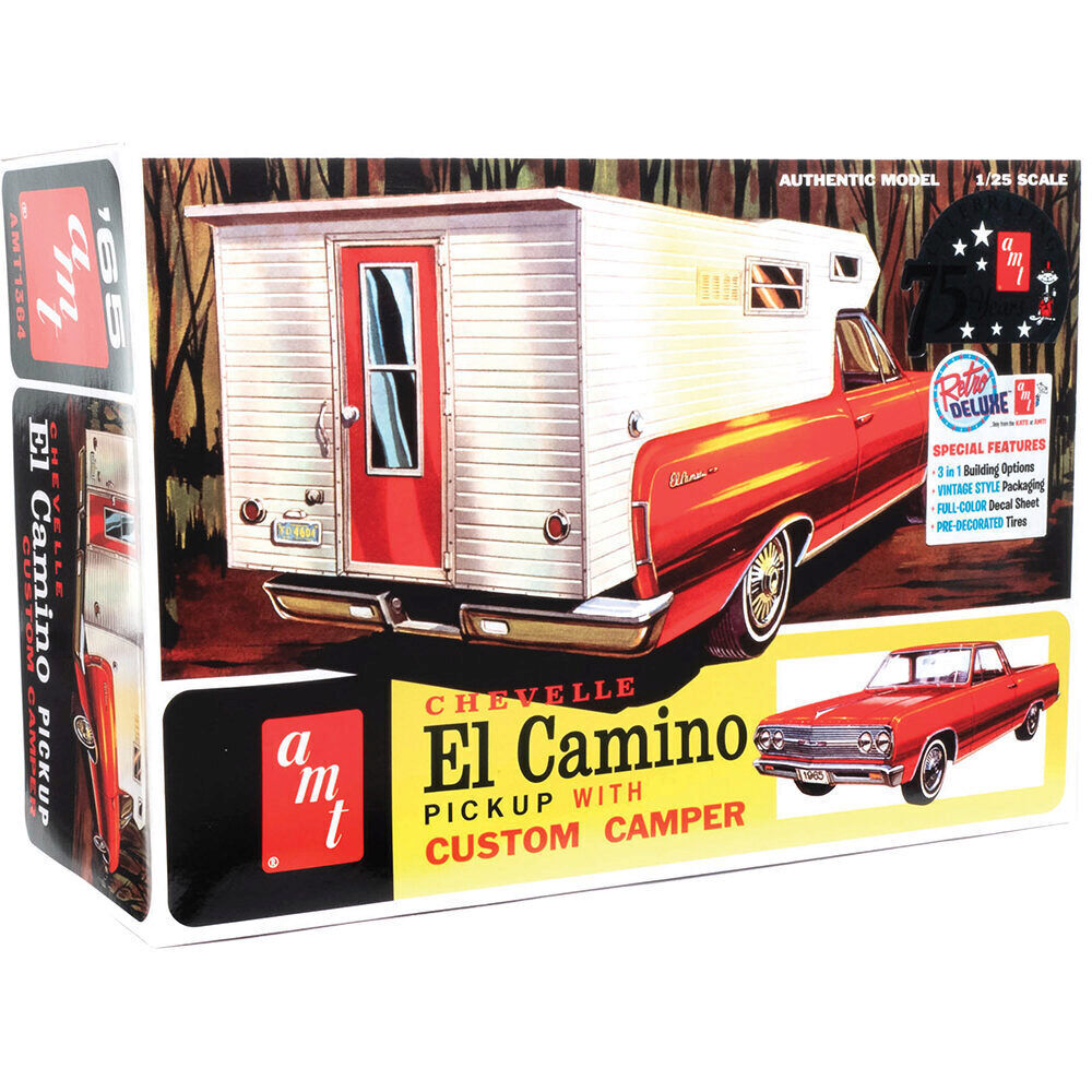 1965 Chevy El Camino w/Camper 1/25 Kit AMT1364