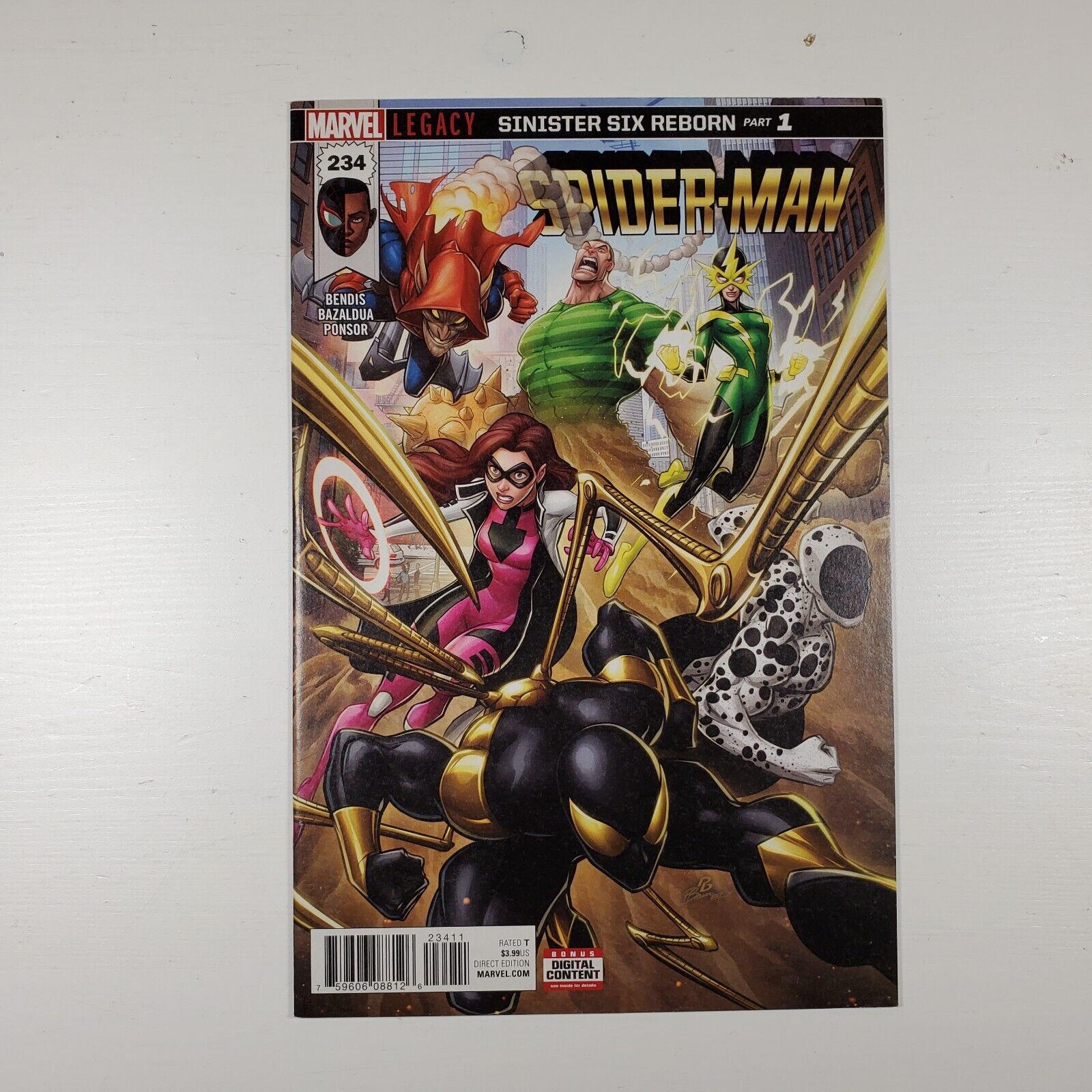 Spider-Man #234 (2018, Marvel) Sinister Six Reborn Part 1 NM