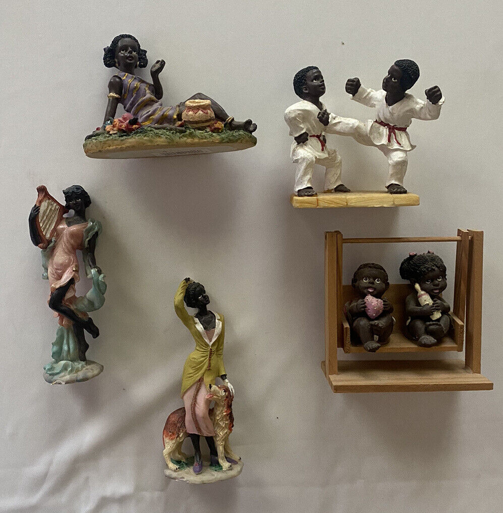 Sophia-Ann Vintage Original Collectors African American Porcelain Figurines 90s