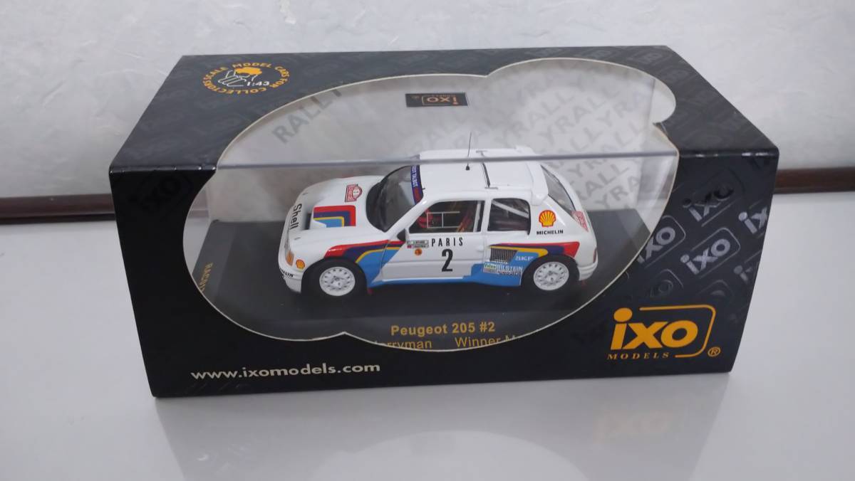 ixo Ixo 1/43 Peugeot 205 WRC 1995 Monte Carlo Rally winner No