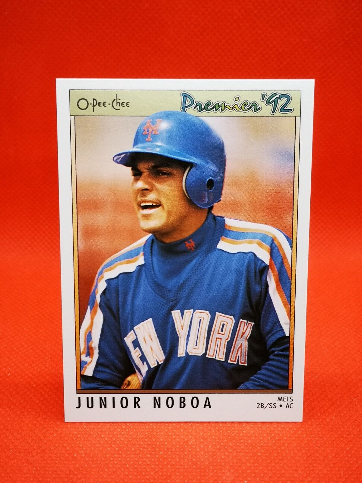 1992 O-PEE-CHEE MLB NM+/M New York Mets Baseball Card #187 Junior Noboa
