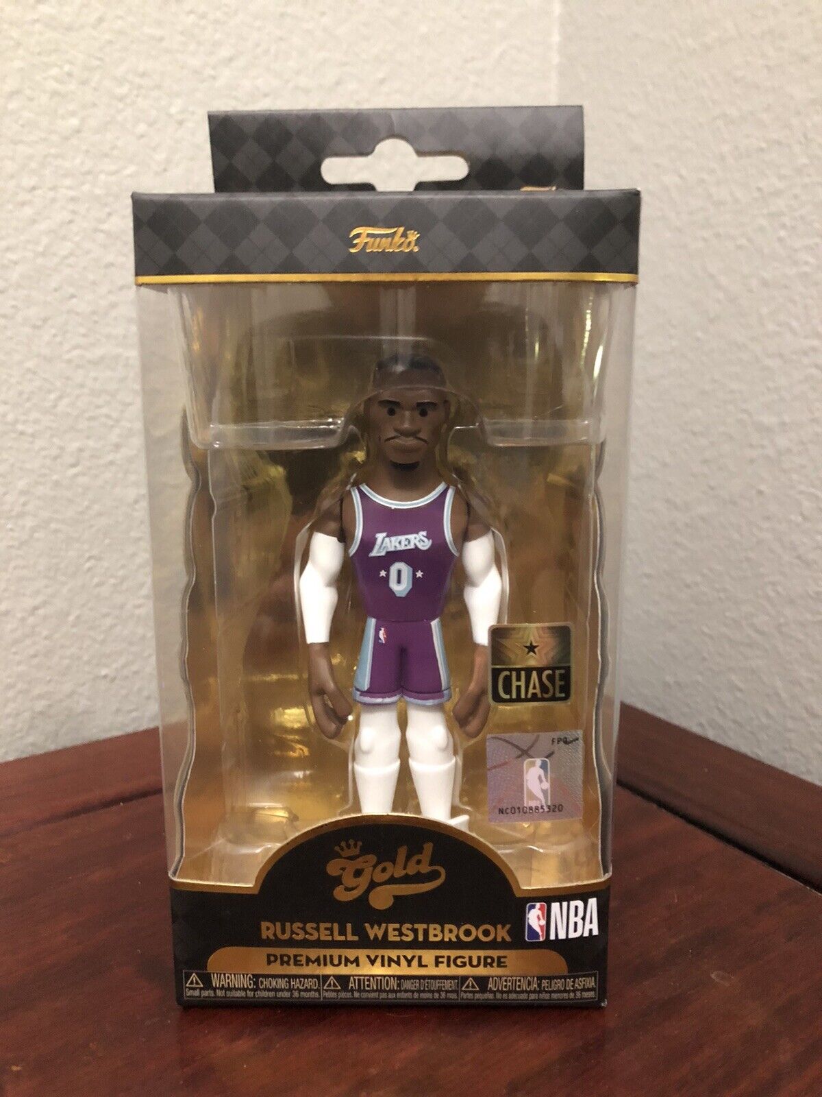 Funko Gold Lakers Russell Westbrook CHASE