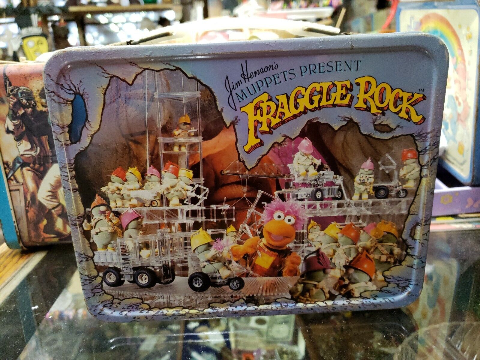 Vintage Fraggle Rock Lunch Box W/ Thermos 1984