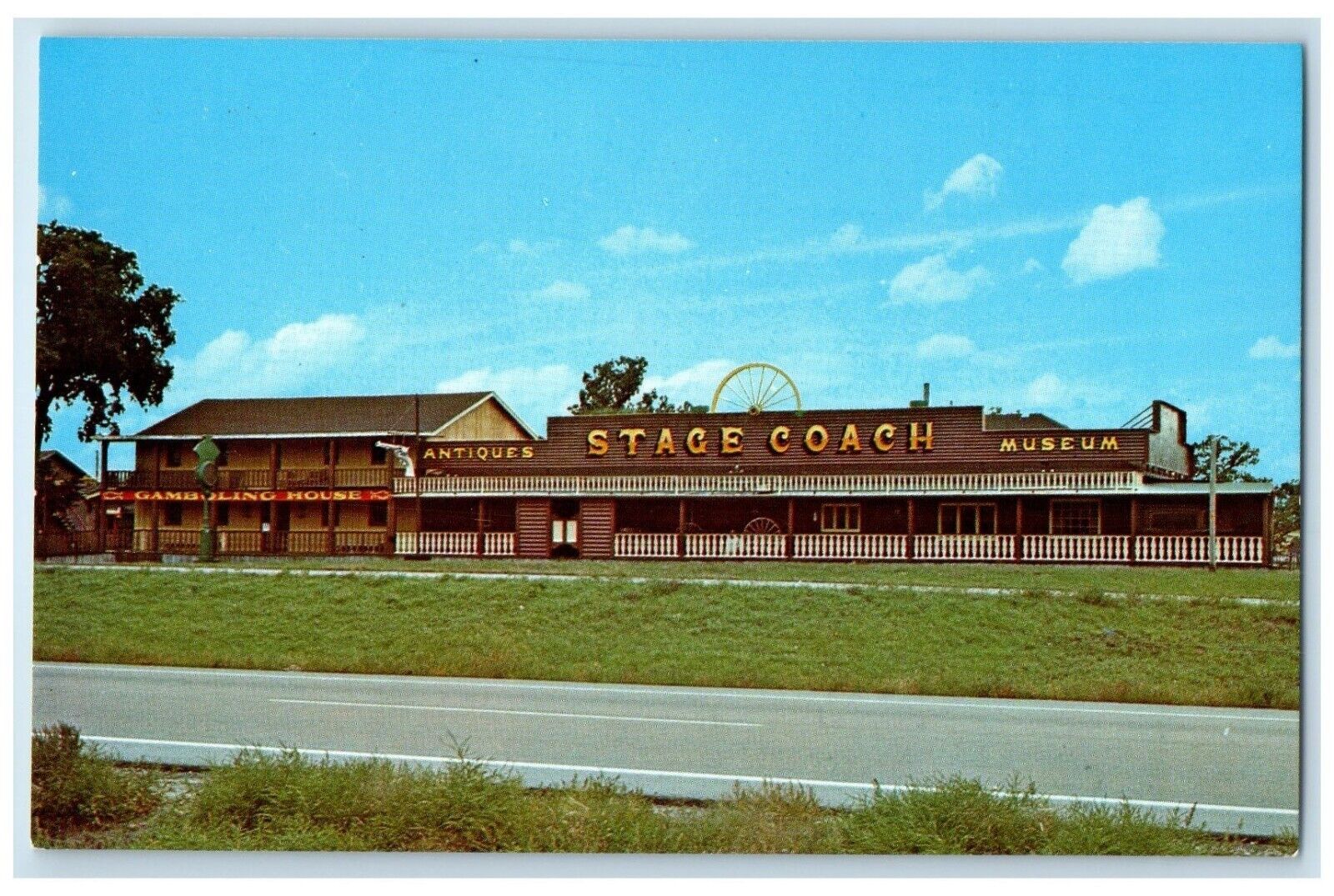 c1960\'s Stage Coach Museum Roadside Shakopee Minnesota MN Vintage Postcard