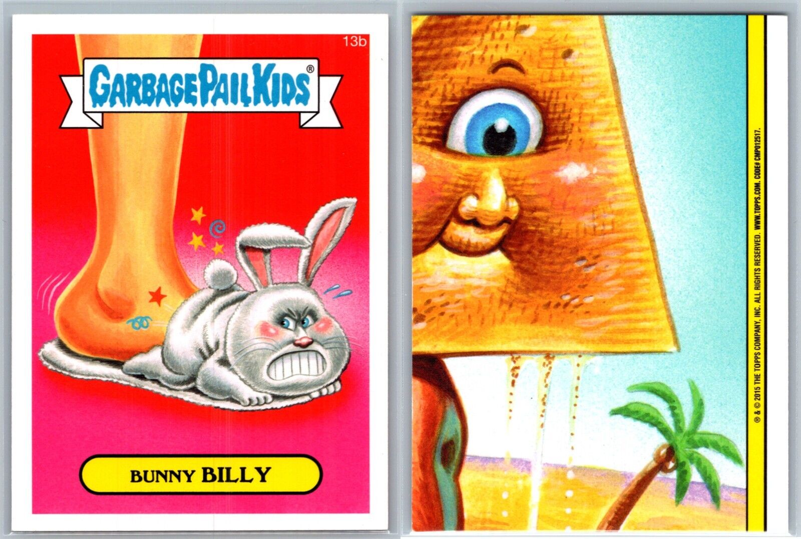 2015 Topps Garbage Pail Kids GPK Series 1 Card Bunny BILLY 13b