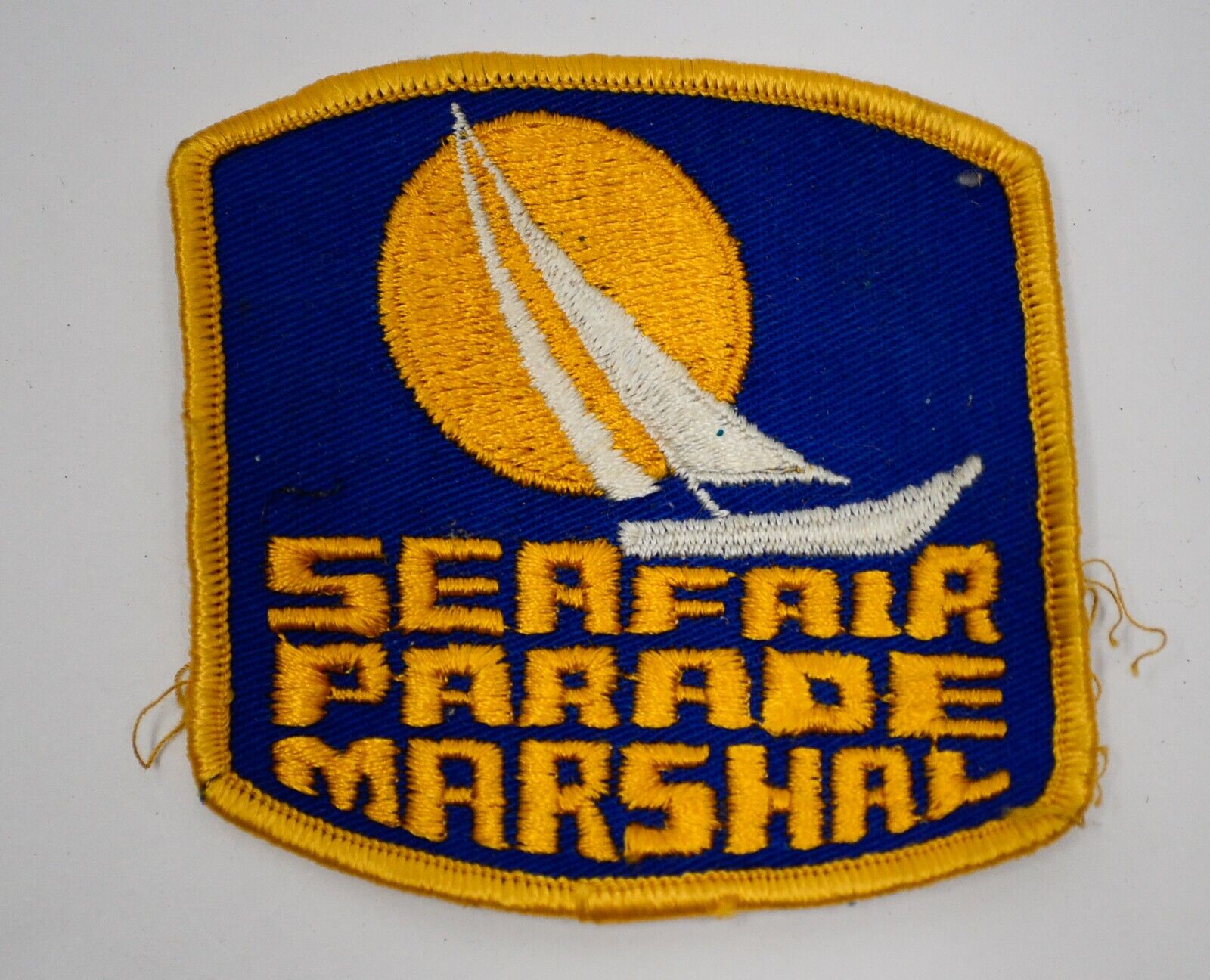 1960's-70's Seattle Seafair Parade Marshal Official Cloth Patch Vintage Hydro