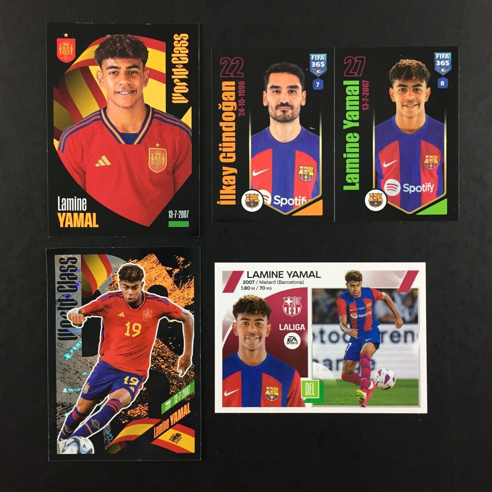 Lamine Yamal All The Rookie Sticker / Panini 2023 2024 (24) / La Liga, FIFA 365