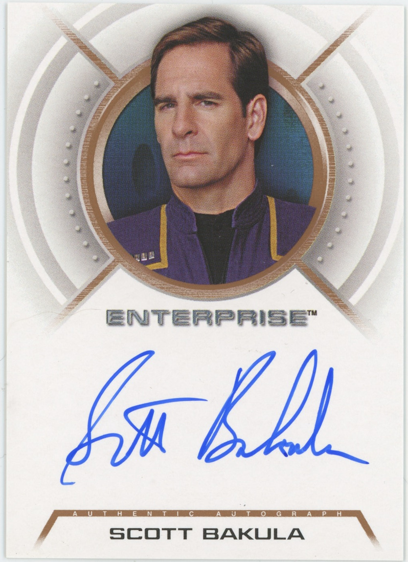 Scott Bakula 2003 Rittenhouse Star Trek Jonathan Archer A6 Auto Signed 25980