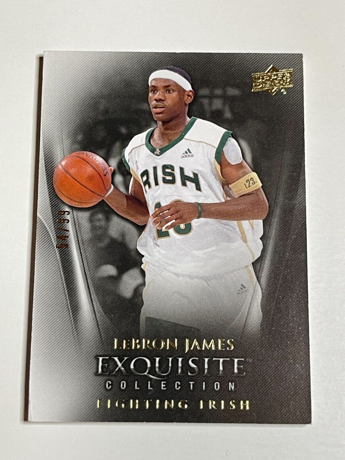2011-12 UD EXQUISITE COLLECTION /99 LEBRON JAMES BASE