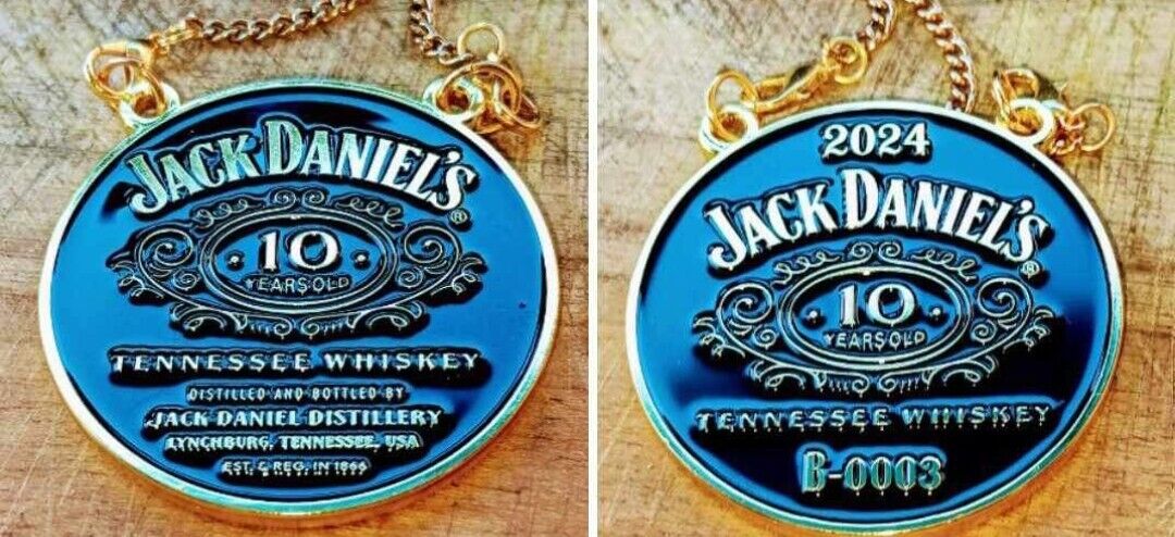 Jack Daniel's 10 Years Old Batch No 3 Yesr 2024limited edition Medallion 