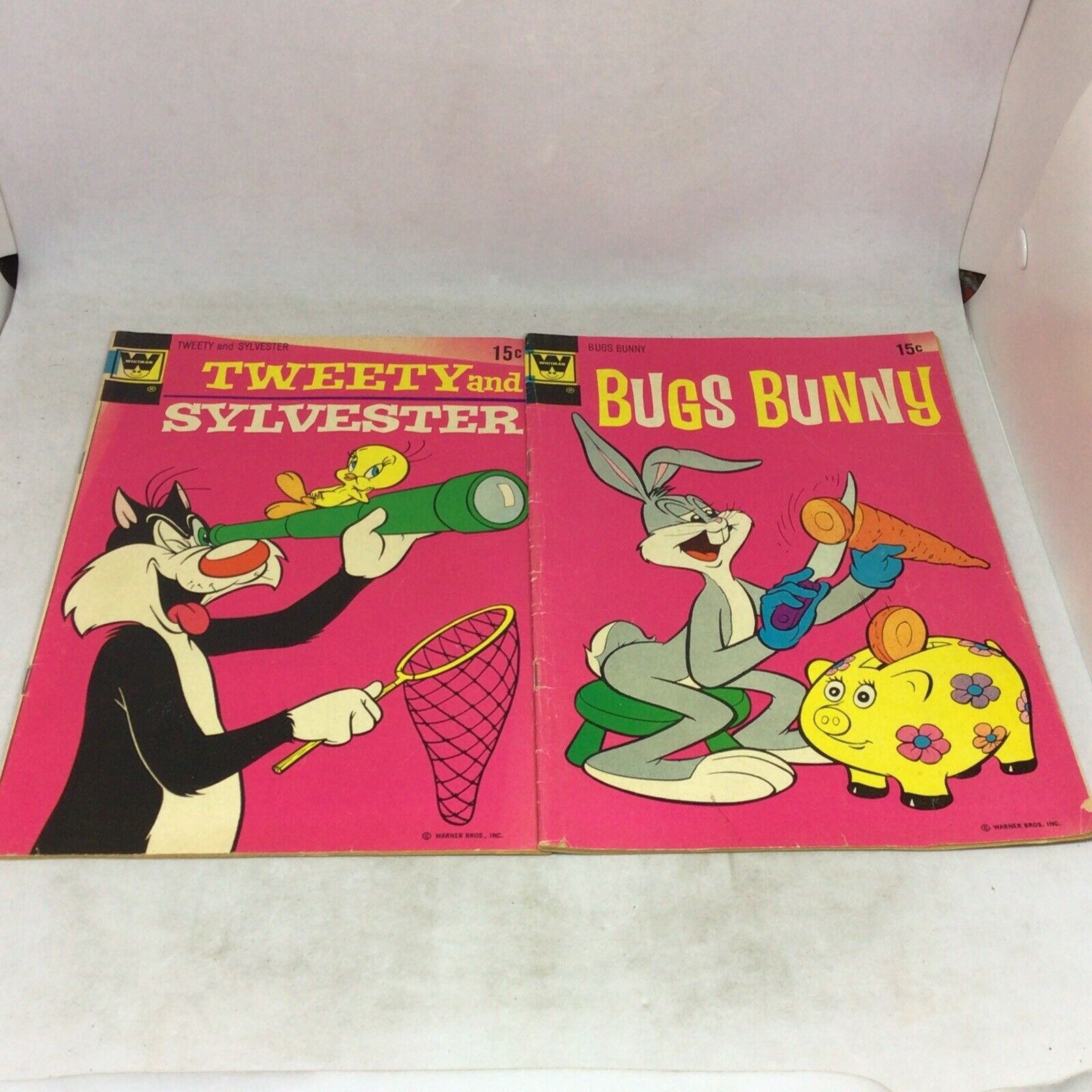 (2) Vintage 1972 Whitman Warner Bros. Looney Tunes Comic Book Lot *RARE*
